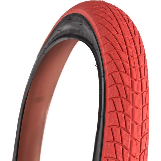 Покрышка TECH TEAM WANDA P-1023 20"x2,35" красный/чёрная боковина NN005653